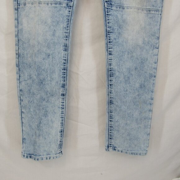 Southpole Women's Jeans Light Stone Wash Mid Rise Light Distress Size 32X29 - Picture 5 of 11